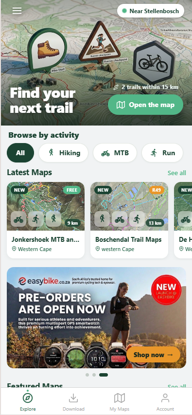 Trailblaze app — find your next trail