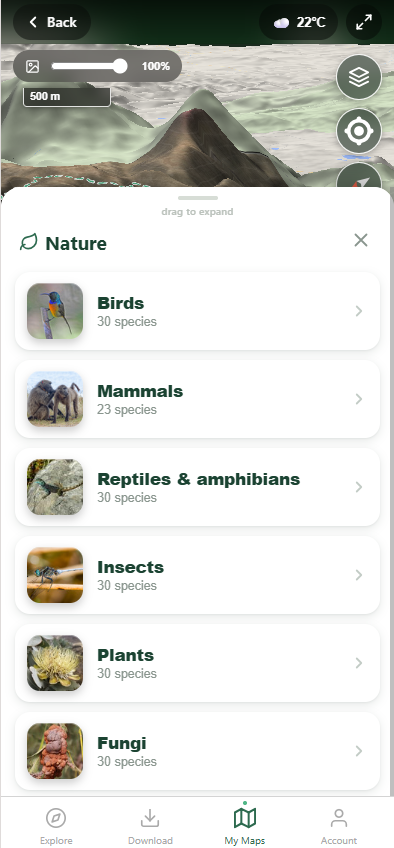 Trailblaze app — nature & species guide