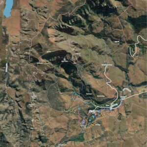 the cavern hiking map