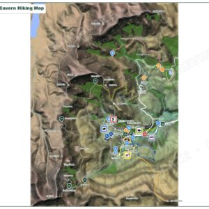 The Cavern Hiking Map