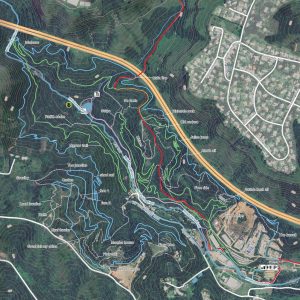 Giba Gorge Mountain Biking Map