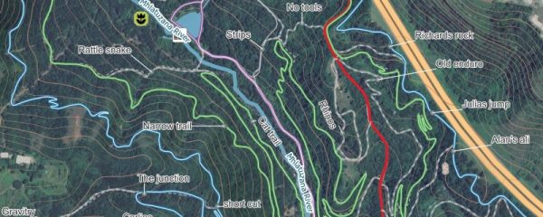 Giba Gorge Mountain Biking map Giba Gorge Mountain Biking map